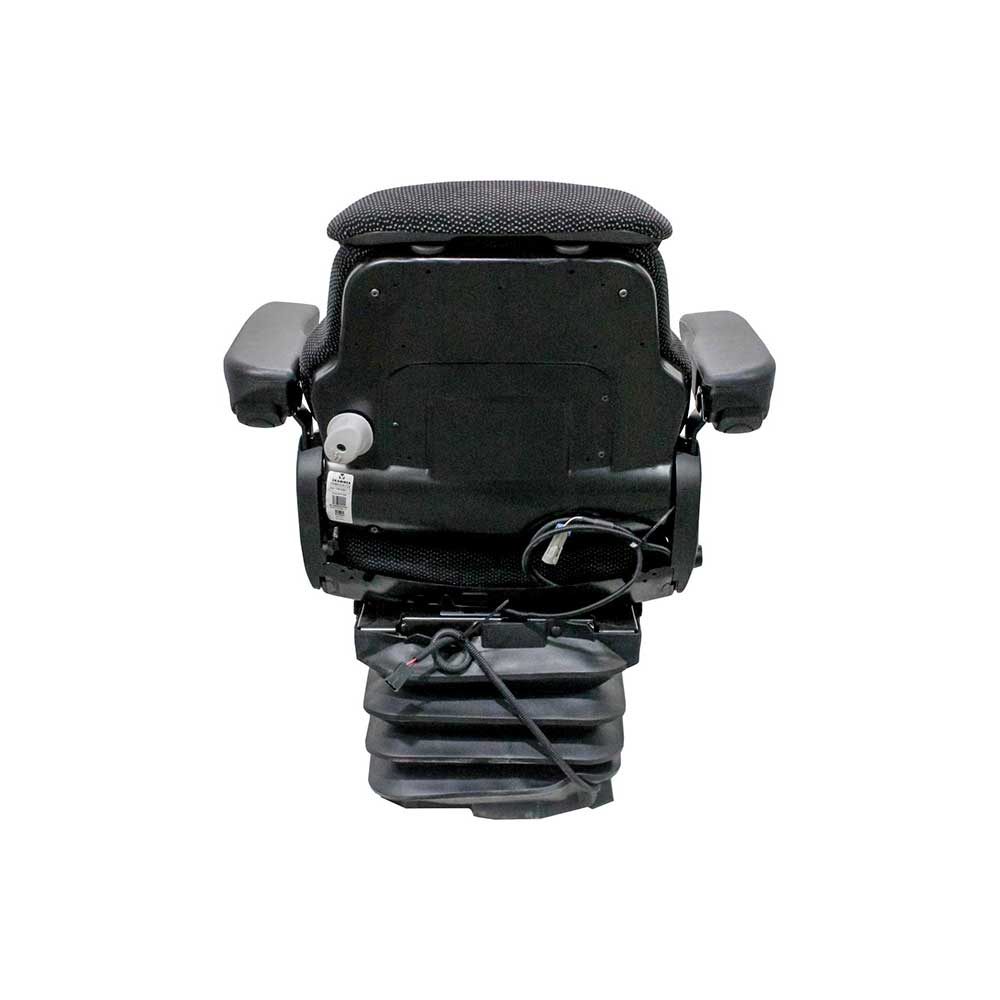 Grammer | MSG95/741 | Seat & Air Suspension Kit | Case 90-94 | 12-Volt | Black/Gray Fabric | 6726
