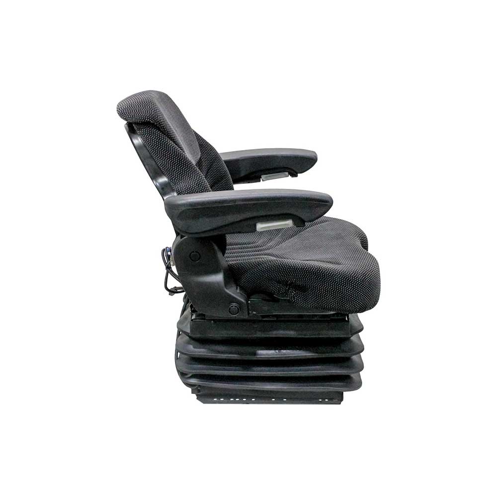 Uni Pro New Holland Flat Floor Series 1060 Air Seat Kit | Orig Grammer | Black/Gray Fabric