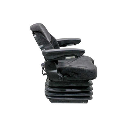 Uni Pro New Holland Flat Floor Series 1060 Air Seat Kit | Orig Grammer | Black/Gray Fabric