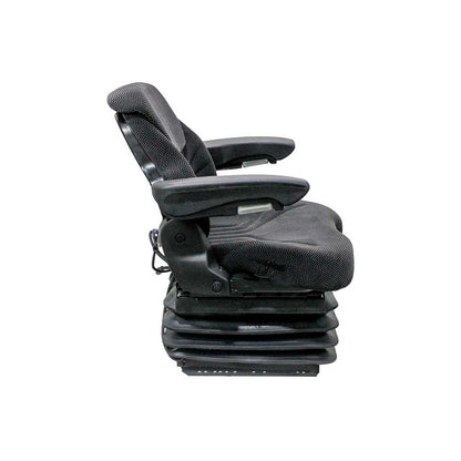 Uni Pro Massey Ferguson Bostrom Forward Angled Susp. 1060 Air Seat Kit | Black/Gray Fabric