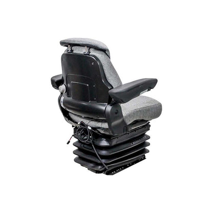 Grammer | MSG95/741 | Seat & Air Suspension Kit | Case IH CX-MX-MX Maxxum | Gray Fabric | 6910