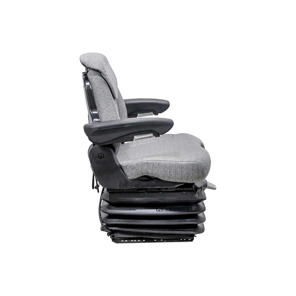 Grammer | MSG95/741 | Seat & Air Suspension Kit | Case IH CX-MX-MX Maxxum | Gray Fabric | 6910