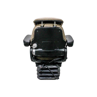 Uni Pro JD 7R/8R-8RT/9R-9RT-9RX Series 1061 Air Suspension Seat Kit/Integrated Swivel | Brown Fabric