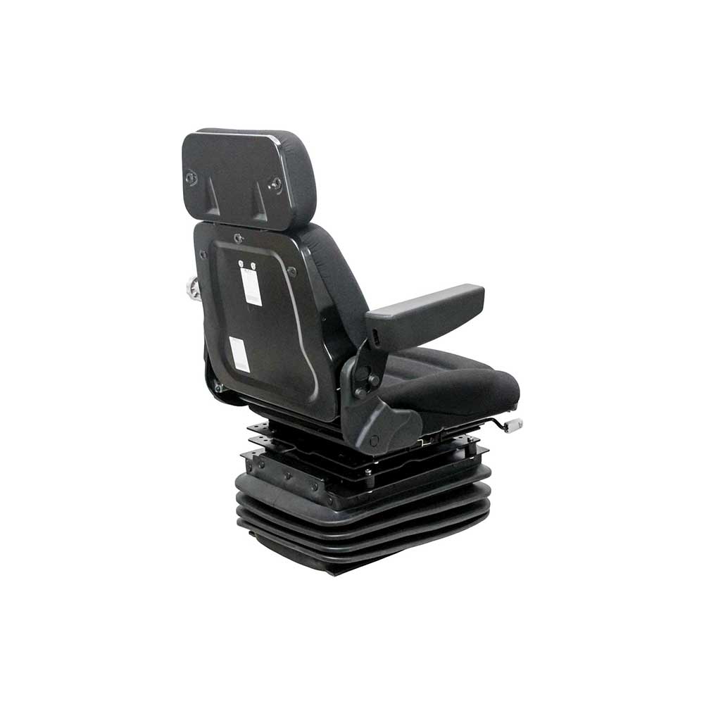 Pilot | P81 | Seat & Mechanical Suspension | Armrests | Swivel | Black Fabric | 7879