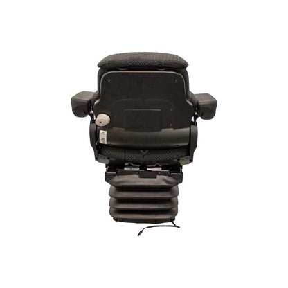 Uni Pro 1055 Air Suspension Seat | 12-Volt | Black/Gray Fabric