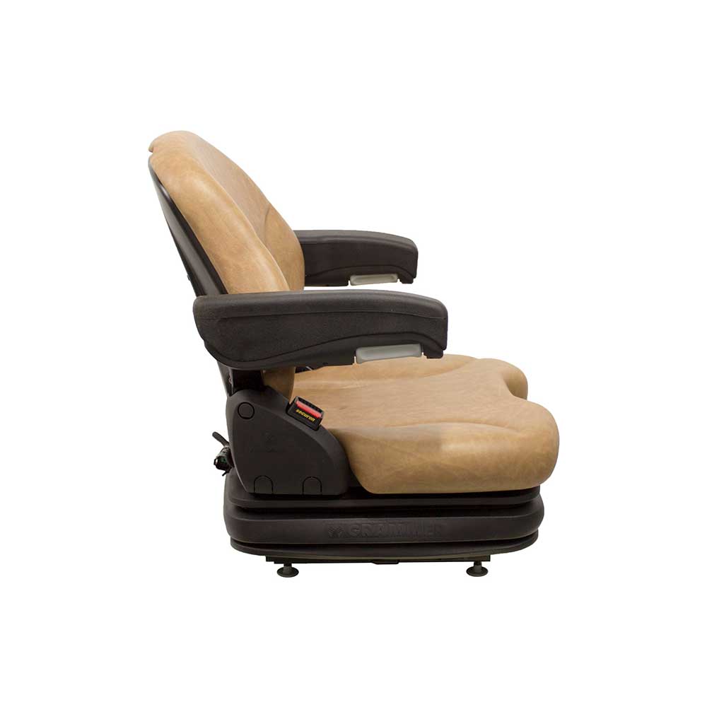 Grammer | MSG75/531 | Seat & Air Suspension | OPS | 12-Volt | Brown Vinyl | 8189