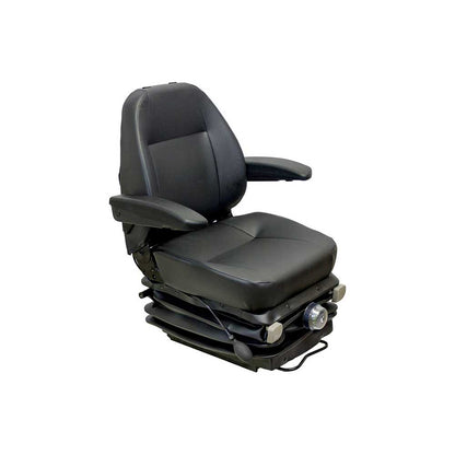 Uni Pro 502 Mechanical Suspension Seat | With Armrests | Black Vinyl