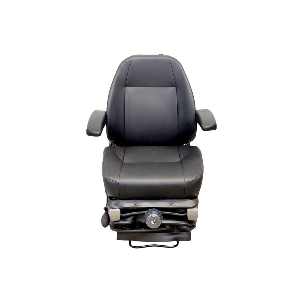 Uni Pro 502 Mechanical Suspension Seat | With Armrests | Black Vinyl