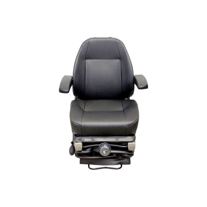 Uni Pro 502 Mechanical Suspension Seat | With Armrests | Black Vinyl