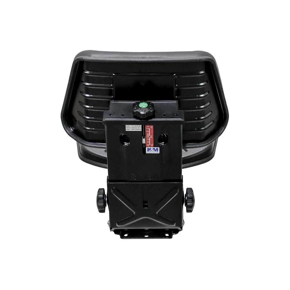Uni Pro 356 Utility Mechanical Suspension Seat | Black Vinyl