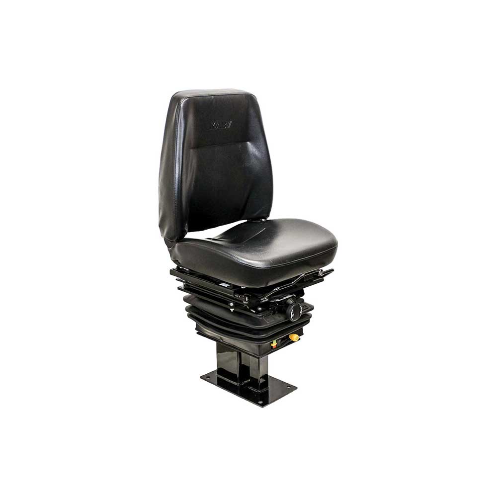 KAB | 111 | Seat & Mechanical Suspension Kit | Caterpillar 416-450 Backhoe | Black Vinyl | 6871