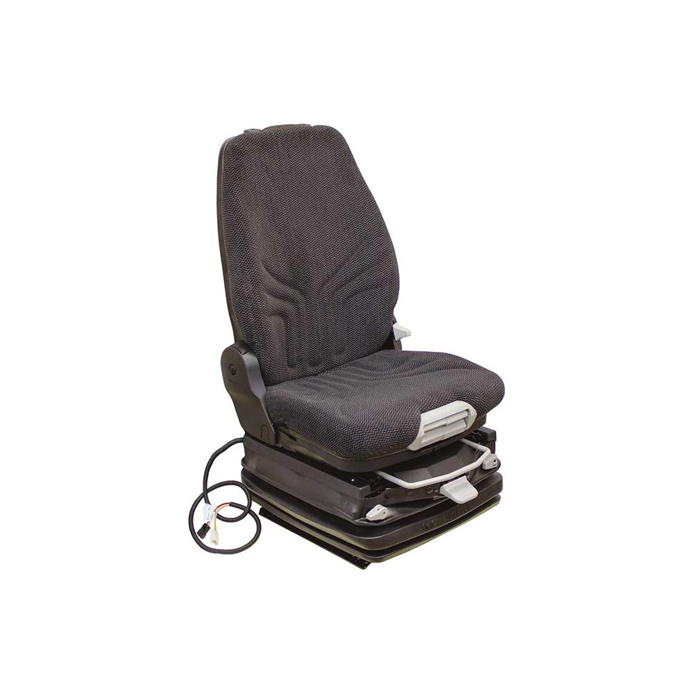 Uni Pro Case F Series Wheel Loader 1251 Air Suspension Seat Kit | Black/Gray Fabric