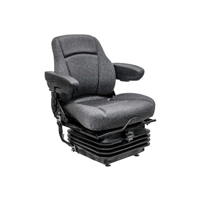 Sears | 5527E | Seat & Mechanical Suspension | Armrests | Charcoal Gray Fabric | 8008
