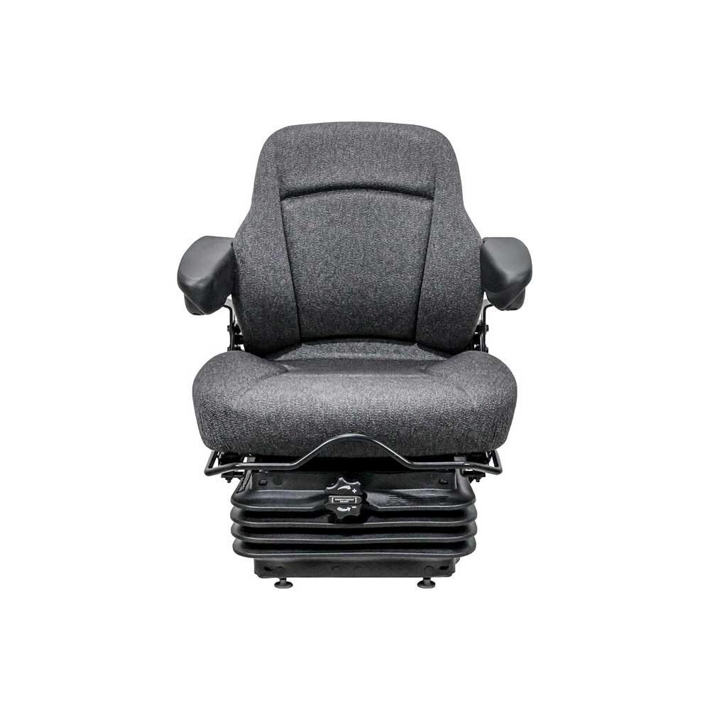 Sears | 5527E | Seat & Mechanical Suspension | Armrests | Charcoal Gray Fabric | 8008