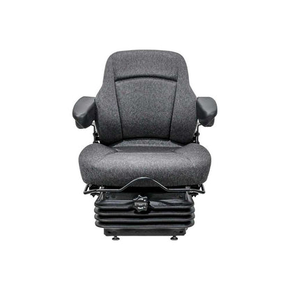 Sears | 5527E | Seat & Mechanical Suspension | Armrests | Charcoal Gray Fabric | 8008