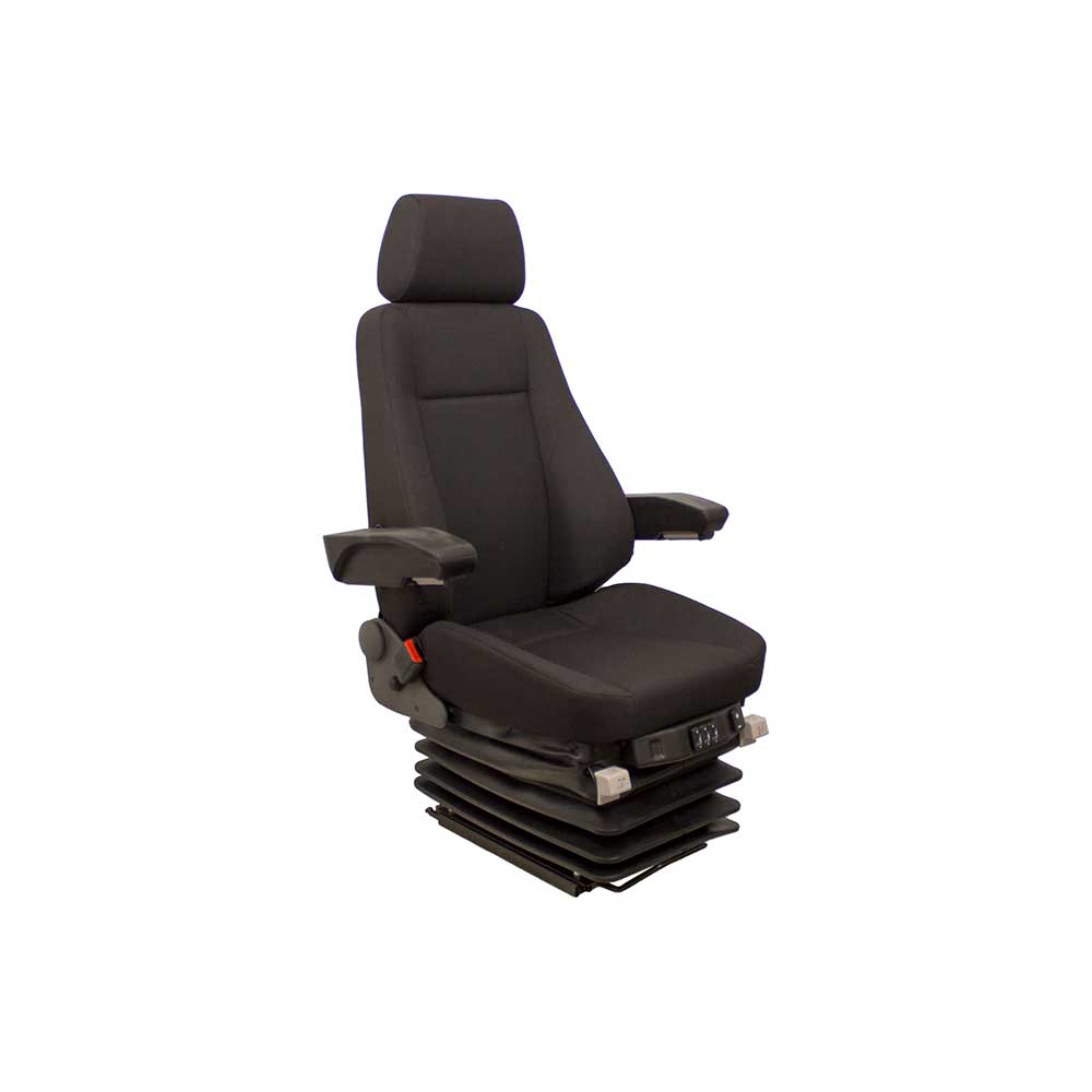 Pilot | 1098 | Seat & Air Suspension | 24 Volt | Armrests | Black Fabric | 8034