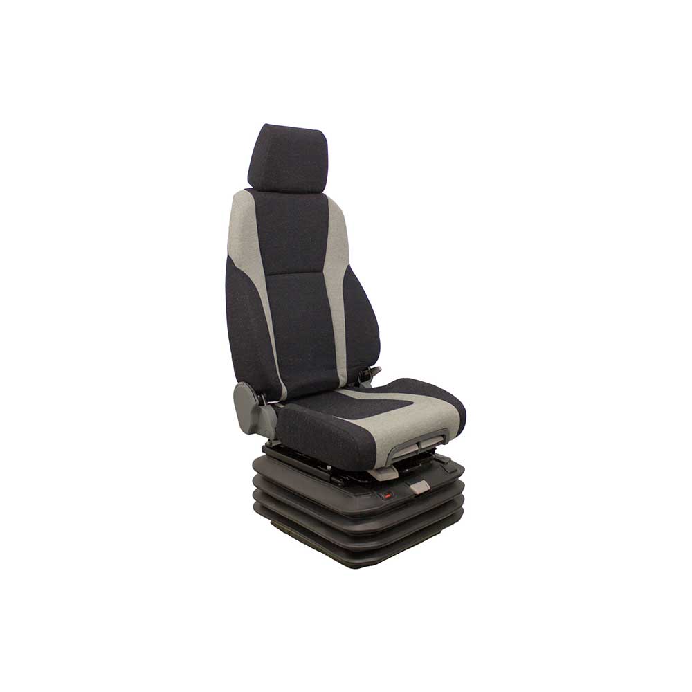 KAB | 65K4 | Seat & Air Suspension Kit | 24 Volt | Black/Gray Fabric | 8064