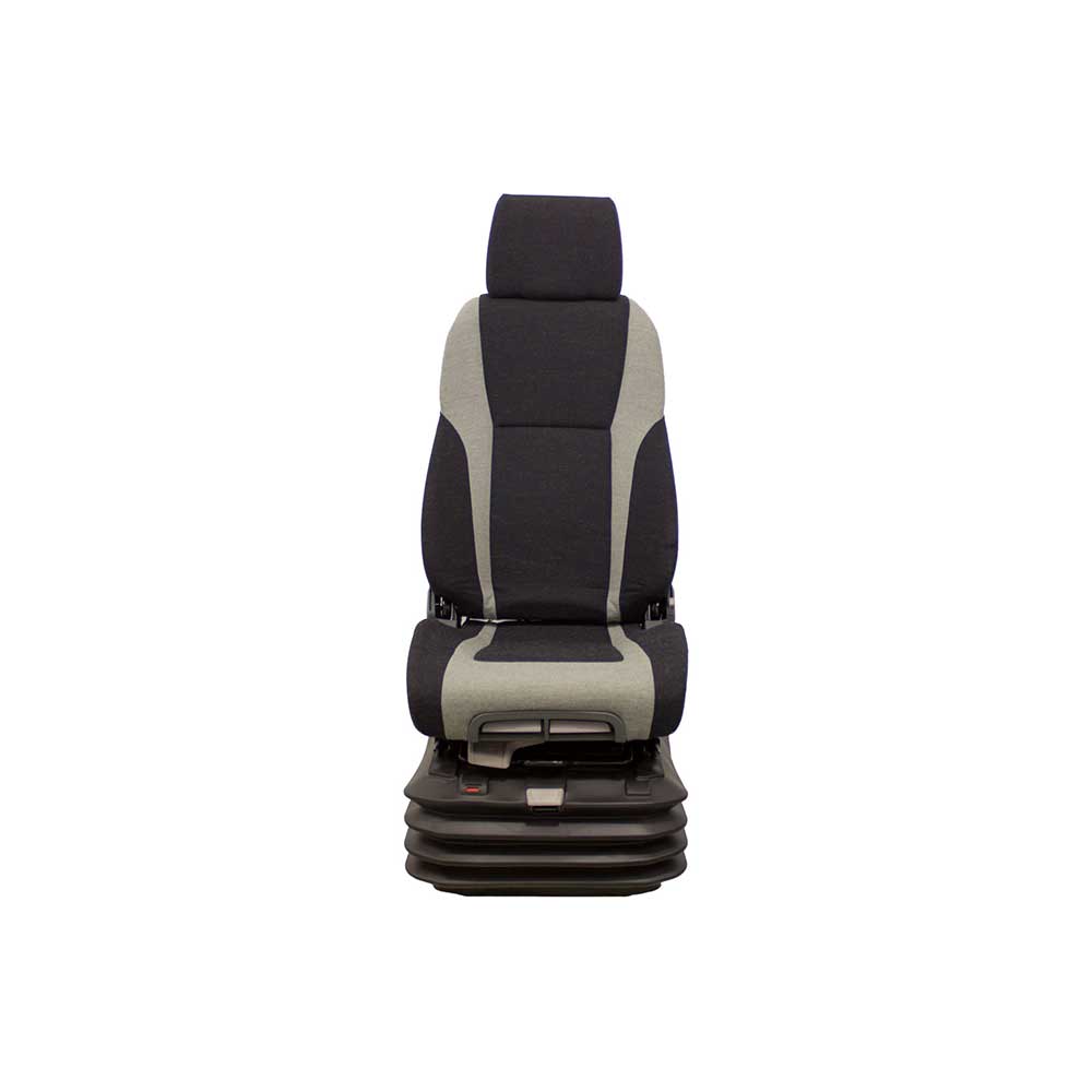 KAB | 65K4 | Seat & Air Suspension Kit | 24 Volt | Black/Gray Fabric | 8064