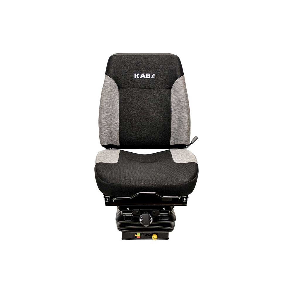KAB | 111 | Seat & Mechanical Suspension | Swivel | Black/Gray Fabric | 8502