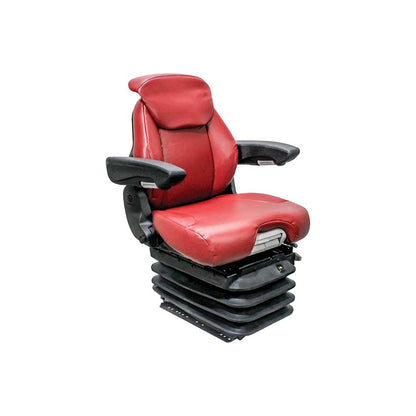 Grammer | MSG95GL/741 | Seat & DDS Air Suspension | 12-Volt | OPS | Red Vinyl | 8584