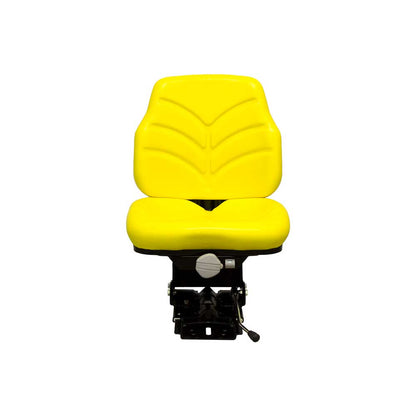 Pilot | Low Profile Seat & Mechanical Suspension | Slide Rails | Yellow Vinyl | 7736