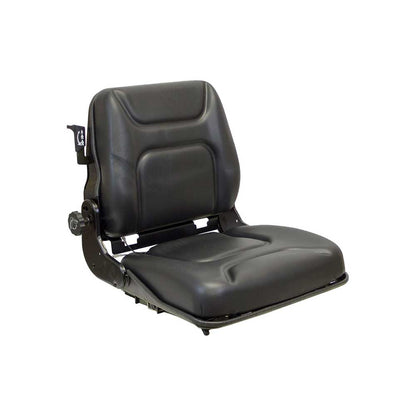Pilot | Low Profile Seat and Mechanical Suspension | OPS | Slide Rails | Black Vinyl | 7890