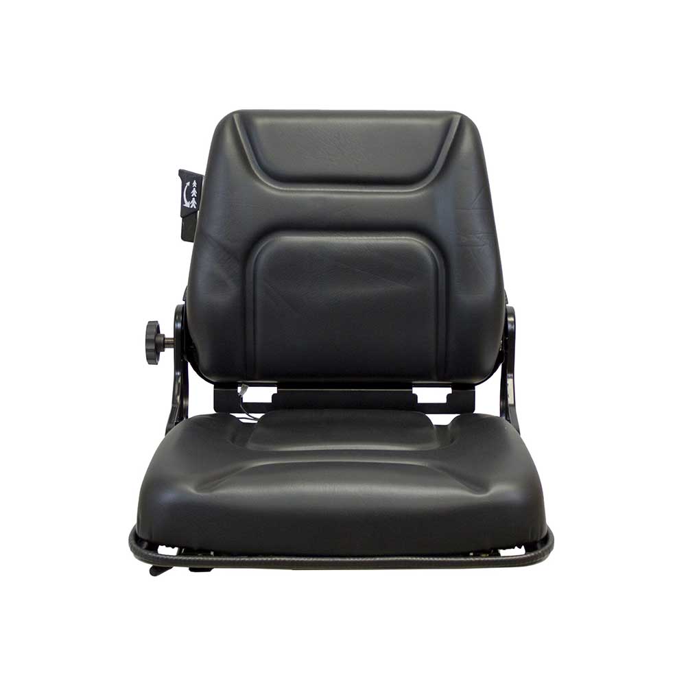 Pilot | Low Profile Seat and Mechanical Suspension | OPS | Slide Rails | Black Vinyl | 7890