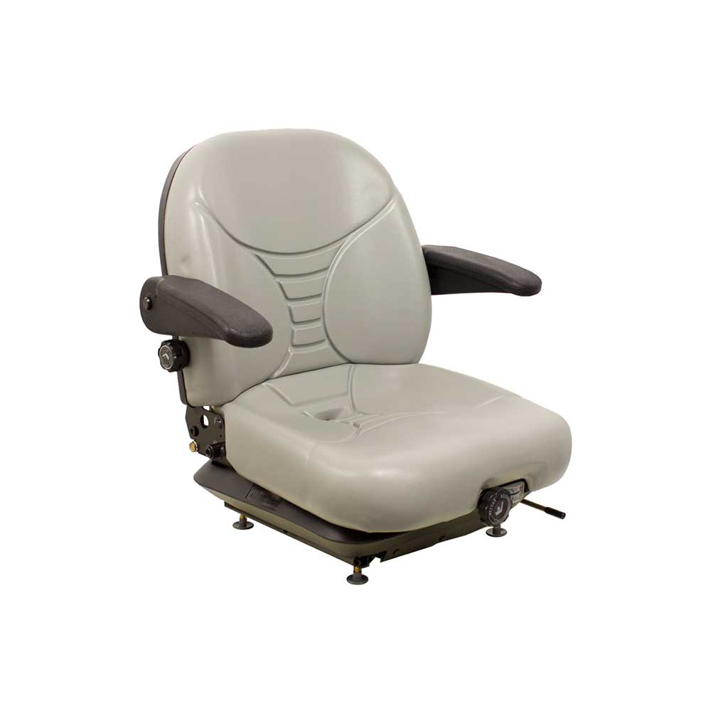 Milsco | V5300 | Seat & Mechanical Suspension | OPS | Armrests | Gray Vinyl | 7936