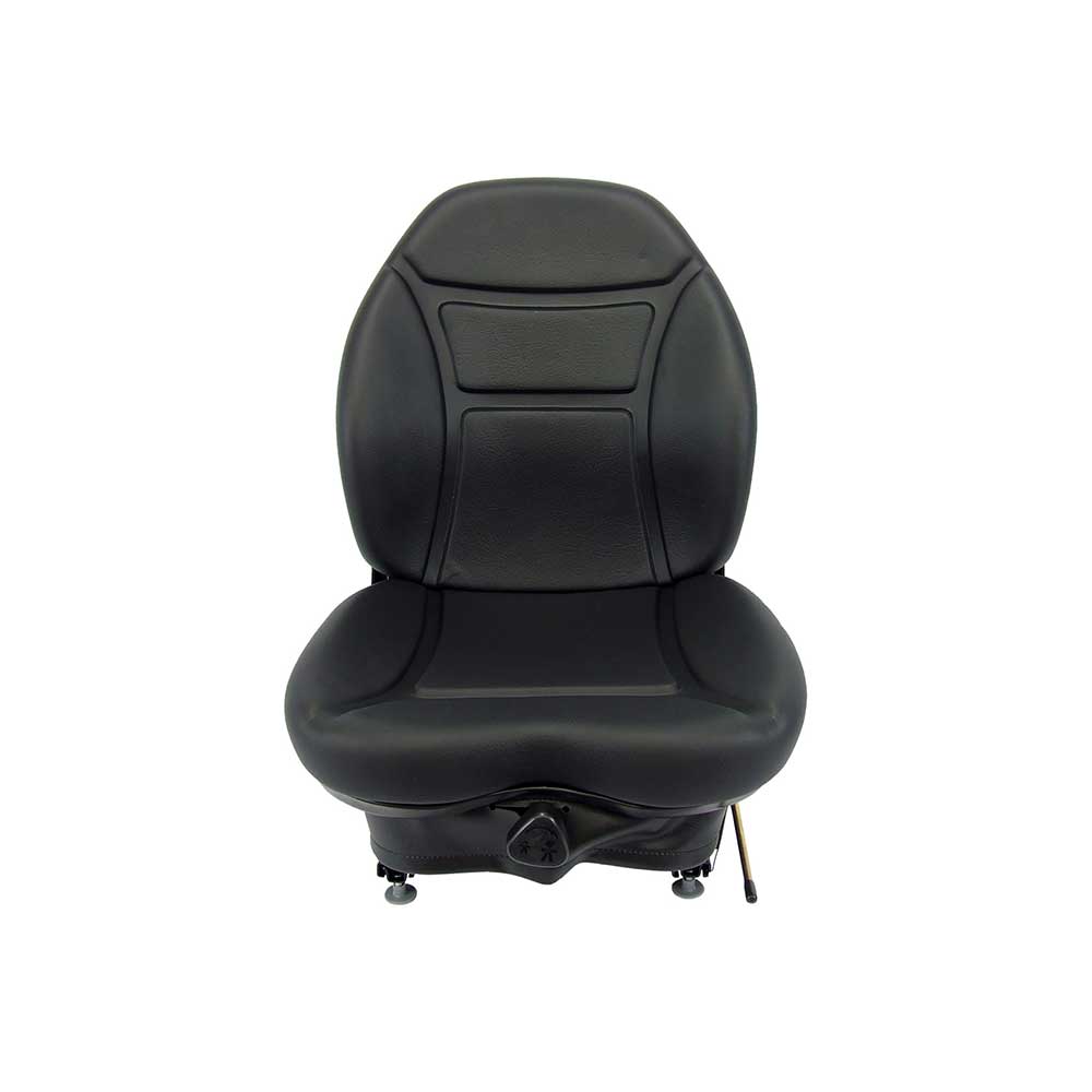 Milsco | CR100 | Seat & Mechanical Suspension | OPS | Slide Rails | Black Vinyl | 7939