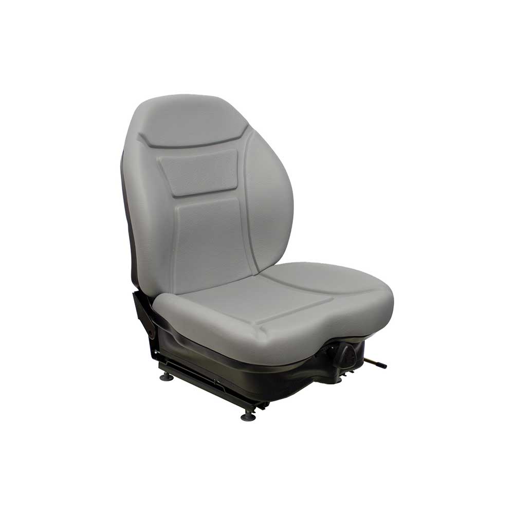 Milsco | CR100 | Seat & Mechanical Suspension | OPS | Slide Rails | Gray Vinyl | 8029