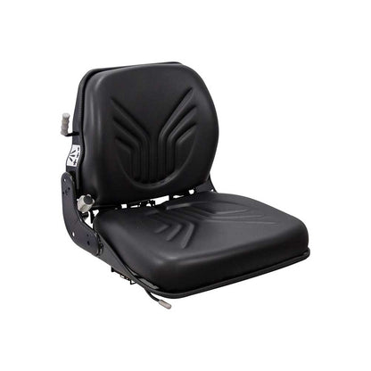 Grammer | B12/GS12 | Seat and Mechanical Suspension | Slide Rails | Black Vinyl | 8074