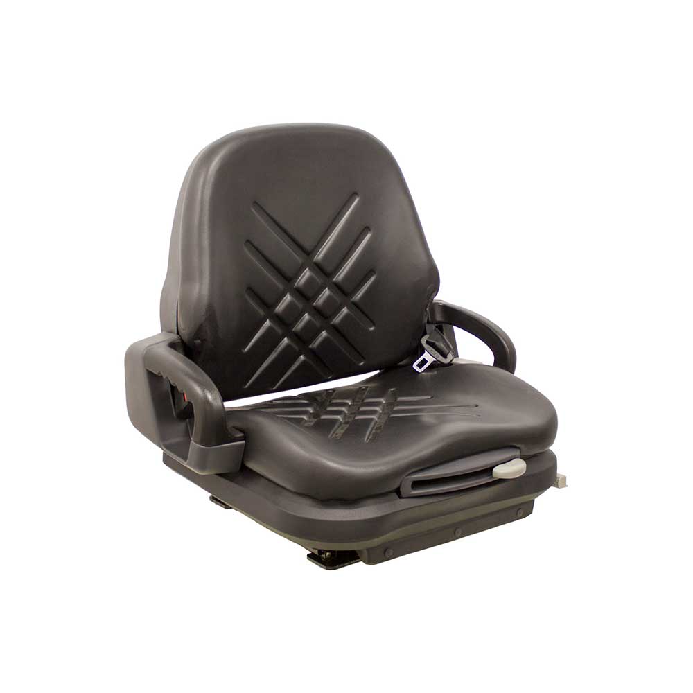 Uni Pro Universal Forklift Mechanical Suspension Seat | Black Vinyl
