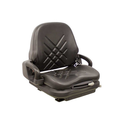 Uni Pro Universal Forklift Mechanical Suspension Seat | Black Vinyl