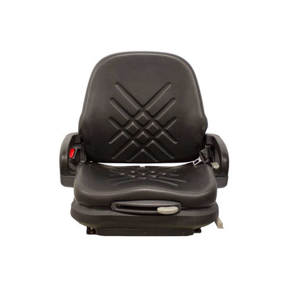 Uni Pro Universal Forklift Mechanical Suspension Seat | Black Vinyl