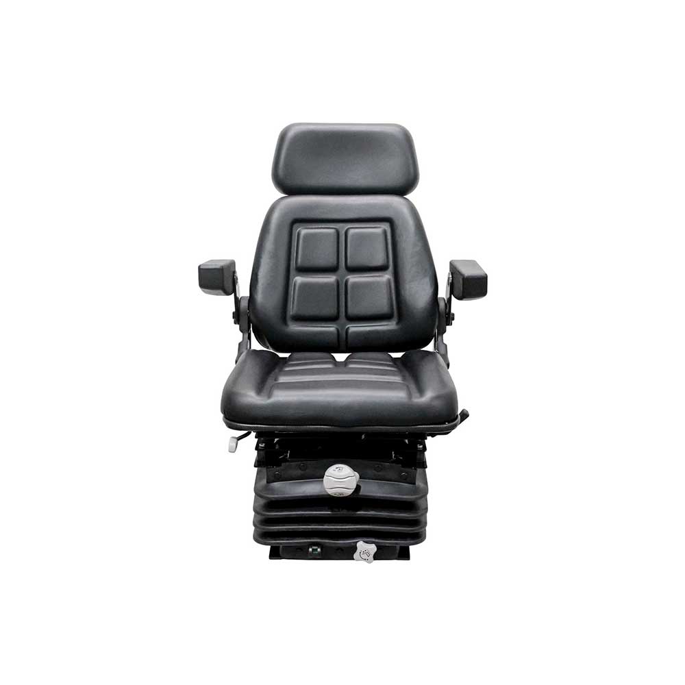 Pilot | Seat & Mechanical Suspension Kit | Allis Chalmers 7000 | Black Vinyl | 6504