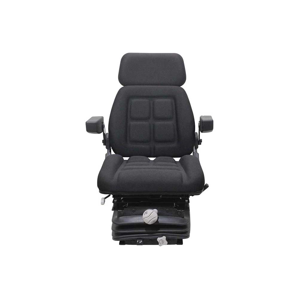 Pilot | Seat & Mechanical Suspension Kit | Allis Chalmers 7000 | Black Fabric | 6505