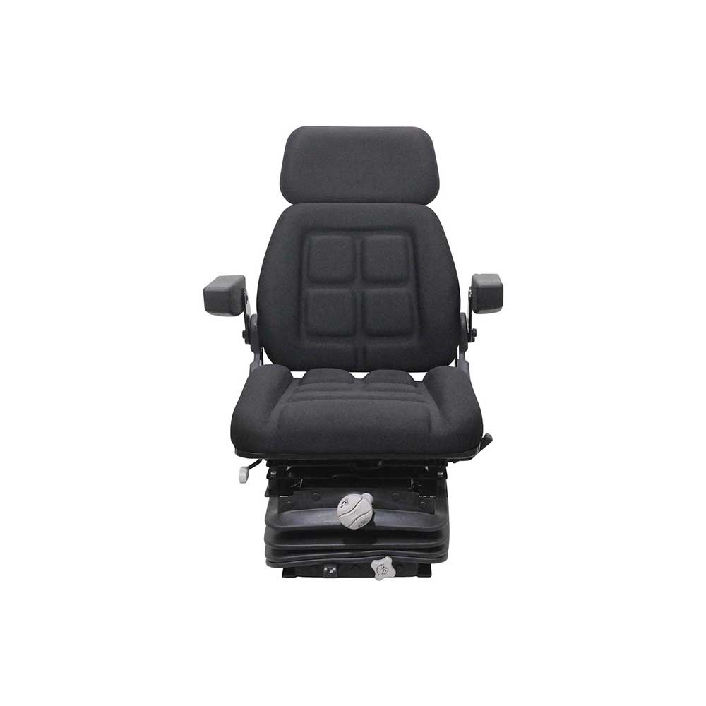 Pilot | Seat & Mechanical Suspension Kit | Case 90-94 | Black Fabric | 6516