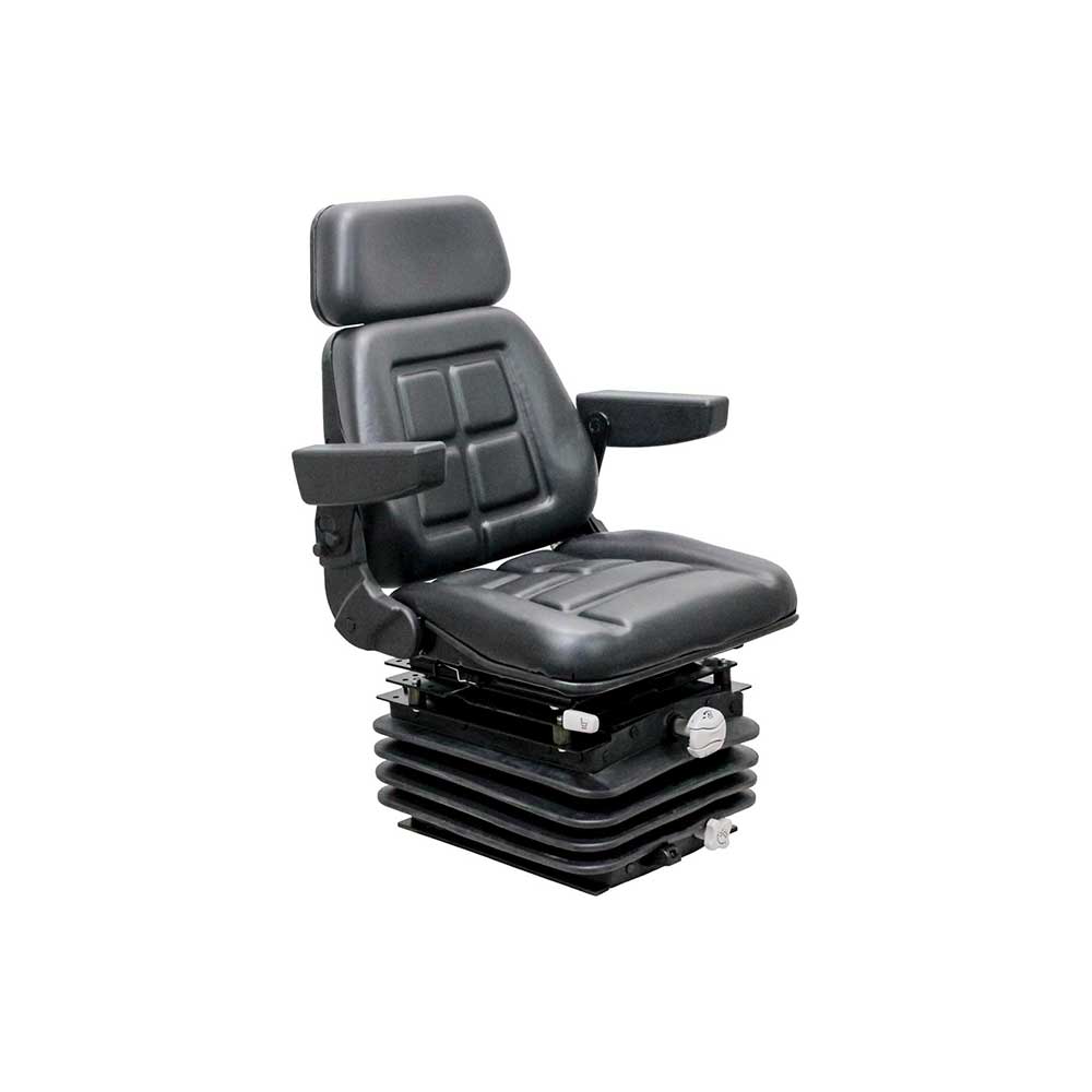 Pilot | Seat & Mechanical Suspension Kit | Case 90-94 | Black Vinyl | 6526