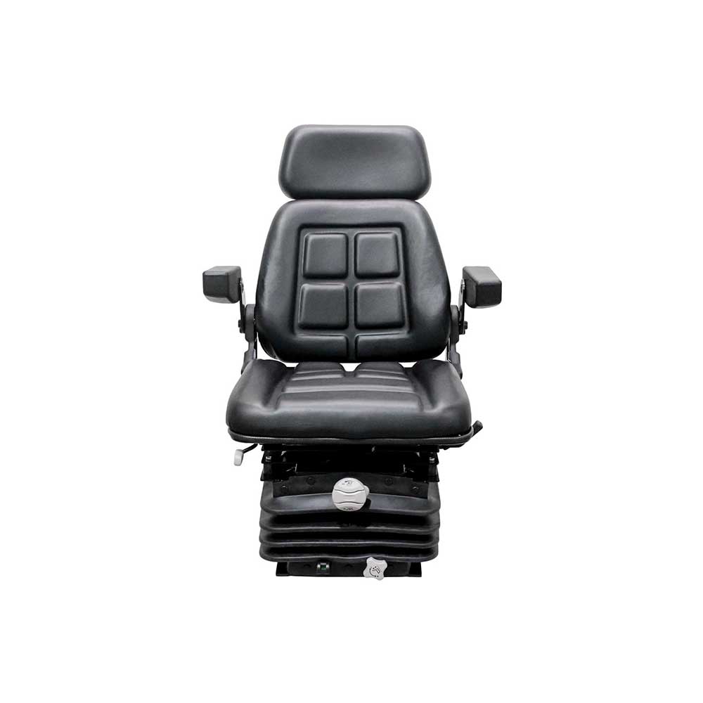 Pilot | Seat & Mechanical Suspension Kit | Case IH 5100 Maxxum | Black Vinyl | 6543