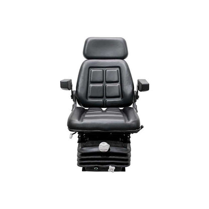 Pilot | Seat & Mechanical Suspension Kit | Case IH 5100 Maxxum | Black Vinyl | 6543
