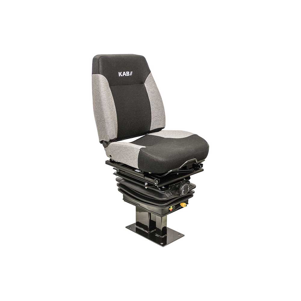 KAB | 111 | Seat & Mechanical Suspension Kit | Caterpillar 416-450 Backhoe | Multi-Gray Fabric | 6882