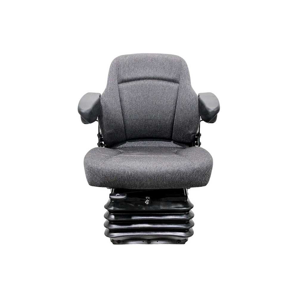 Sears | 5552 | Seat & Air Suspension | 12 Volt | Armrests | Gray Fabric | 8691