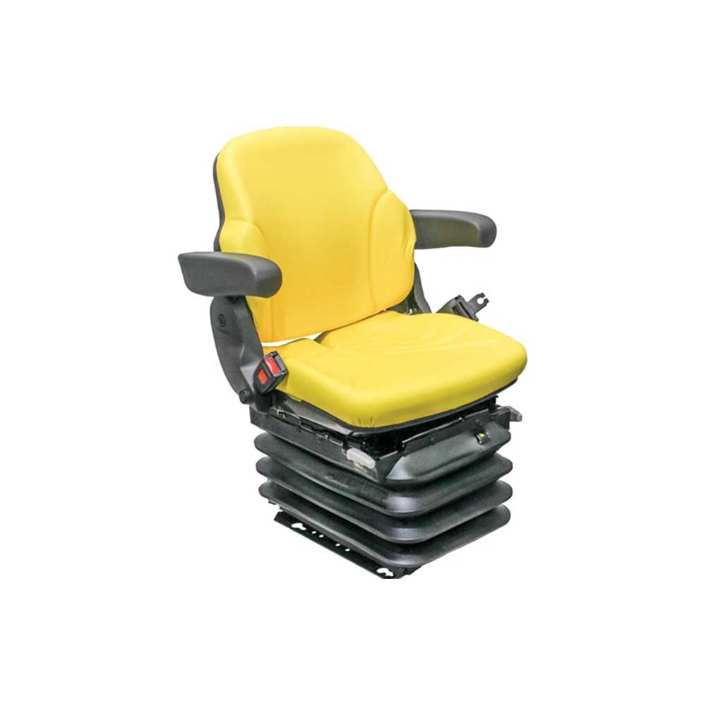 Uni Pro 1055 Air Suspension Seat | 12-Volt | Yellow Vinyl