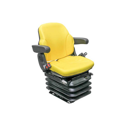 Uni Pro 1055 Air Suspension Seat | 12-Volt | Yellow Vinyl