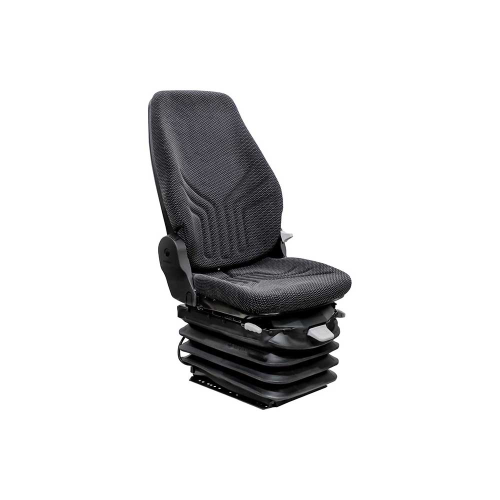 Uni Pro 722 Air Suspension Seat | 12-Volt | Black/Gray Fabric
