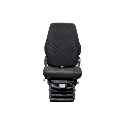 Uni Pro 722 Air Suspension Seat | 12-Volt | Black/Gray Fabric