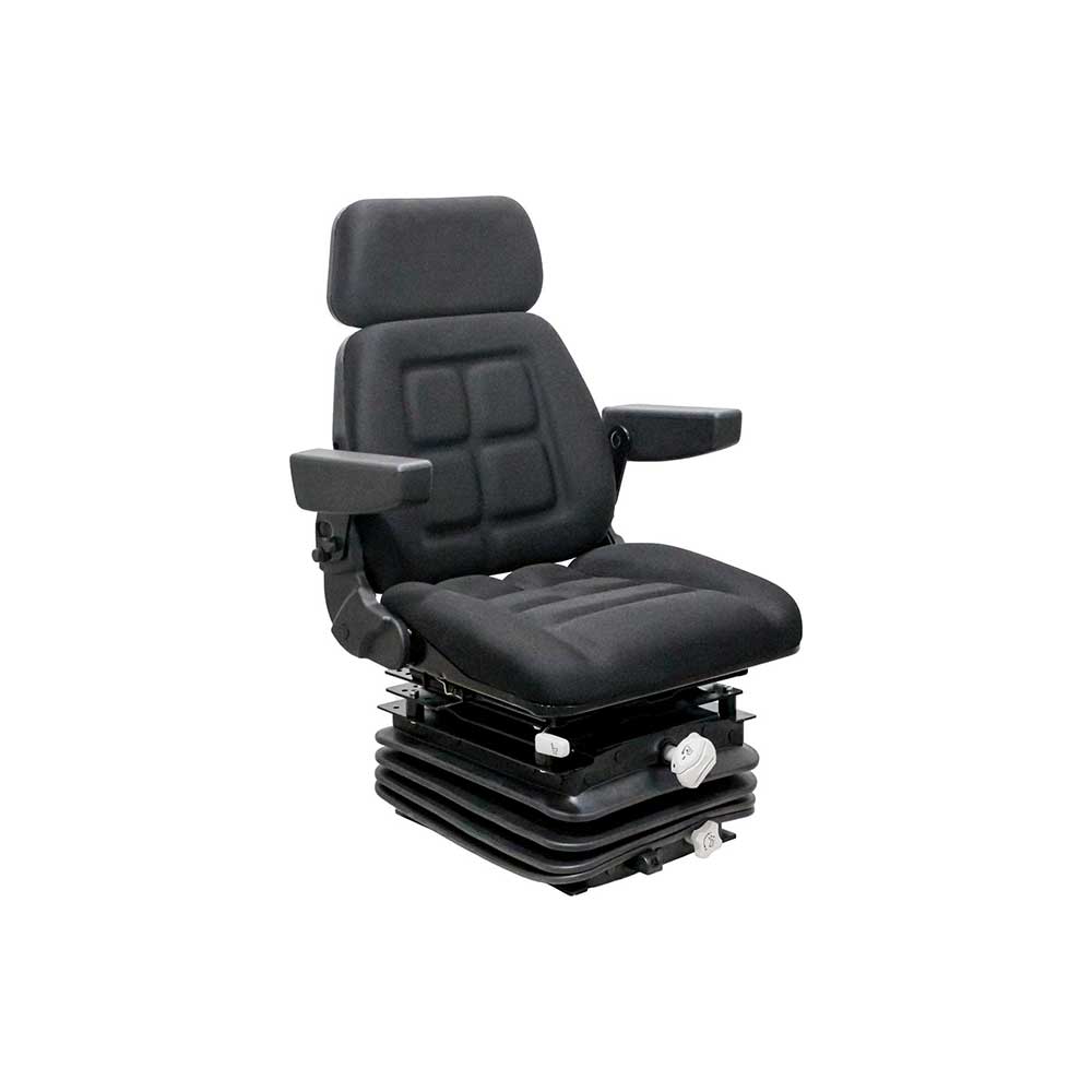 Pilot | Seat & Mechanical Suspension Kit | Ford-New Holland 7410-TW | Black Fabric | 6563