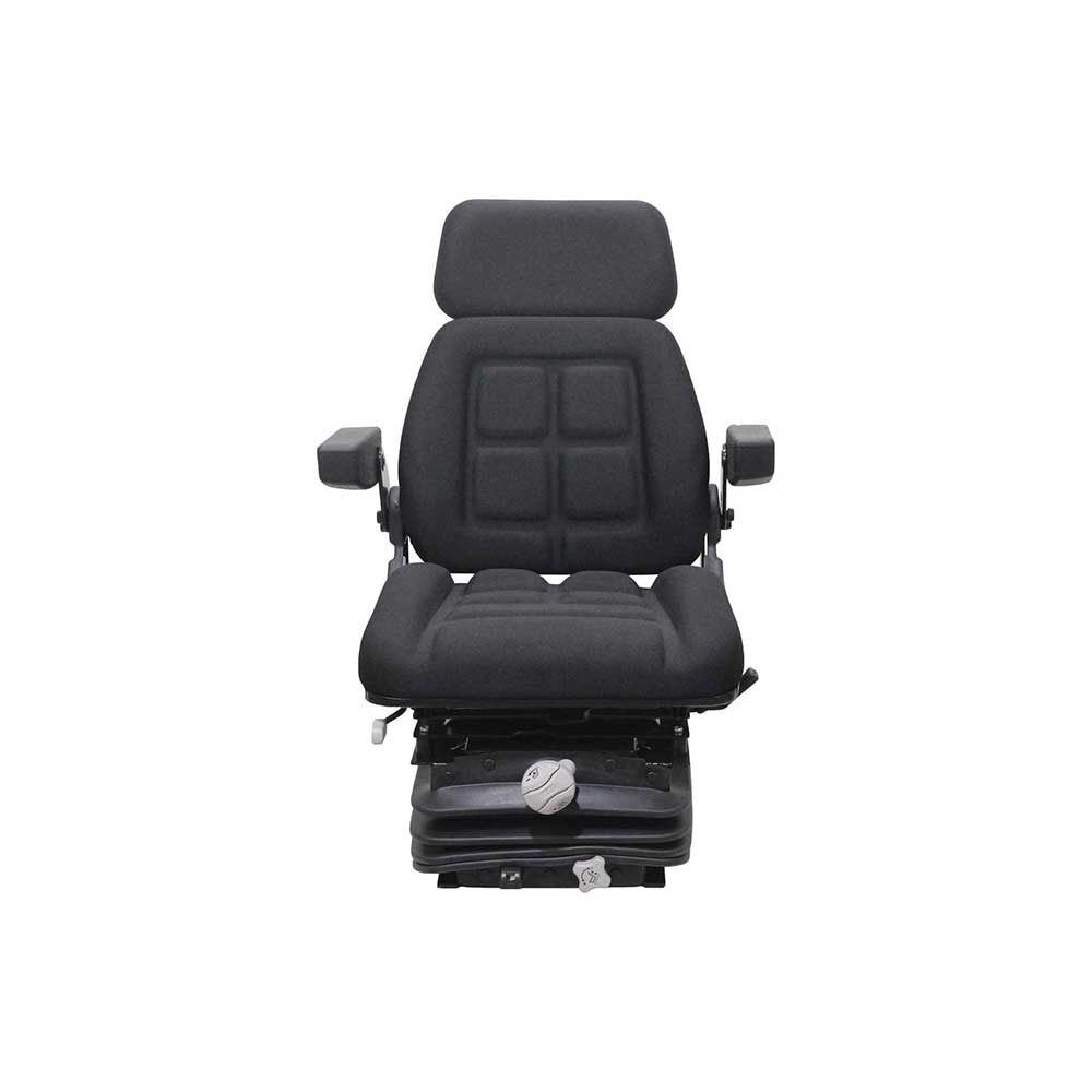 Pilot | Seat & Mechanical Suspension Kit | International Harvester 86-88 | Black Fabric | 6581