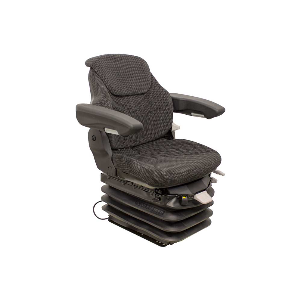 Uni Pro International Harvester 86-88 Series 1055 Air Suspension Seat Kit | Black/Gray Fabric