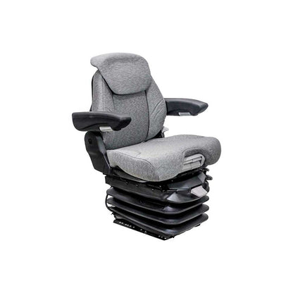 Uni Pro Case IH 9100/Steiger Series 1061 Air Suspension Seat Kit/Integrated Swivel | Gray Fabric